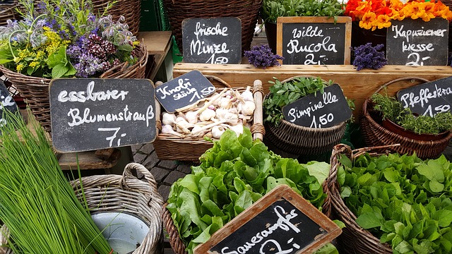 zelenina na trhu